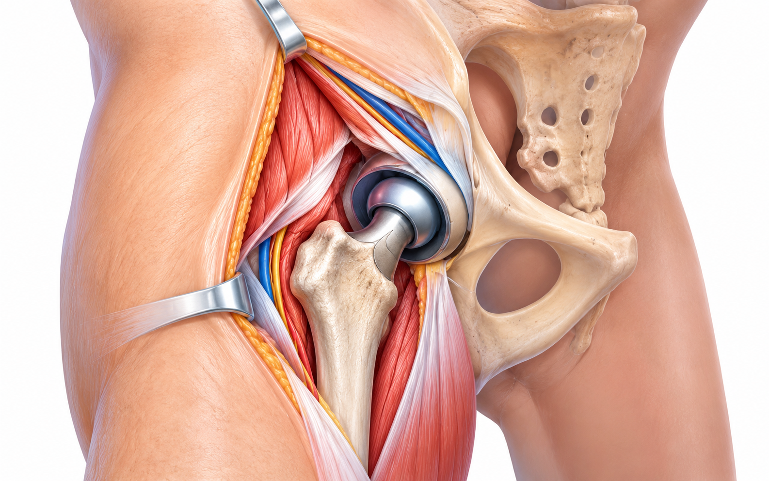 Front of the hip approach