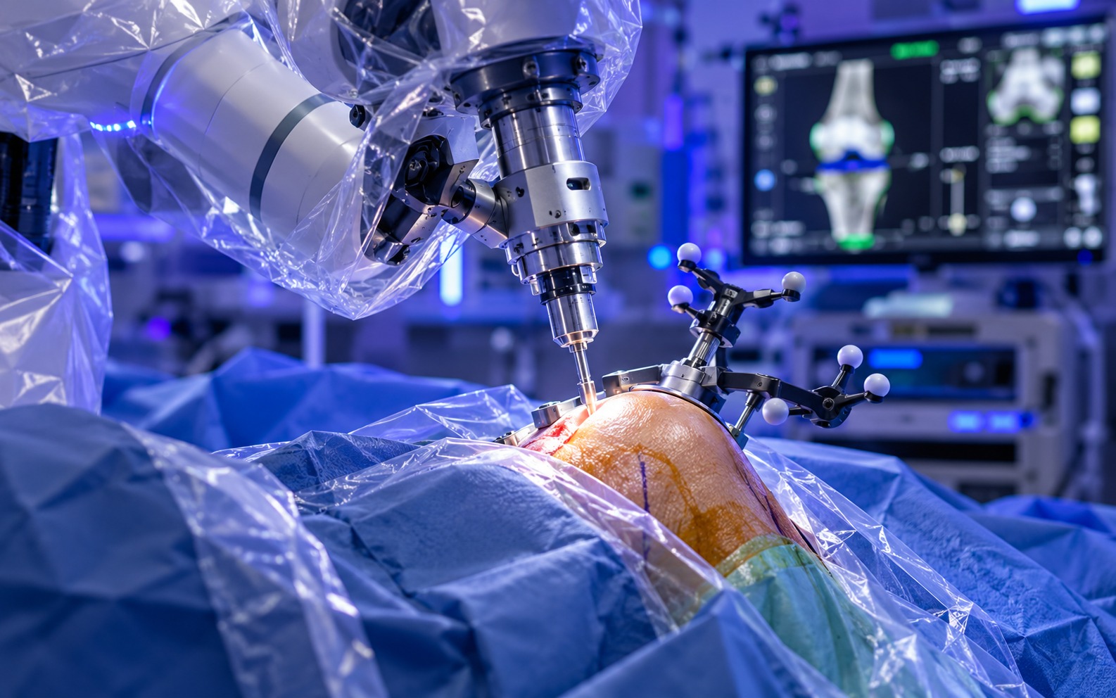Robotic guidance during surgery