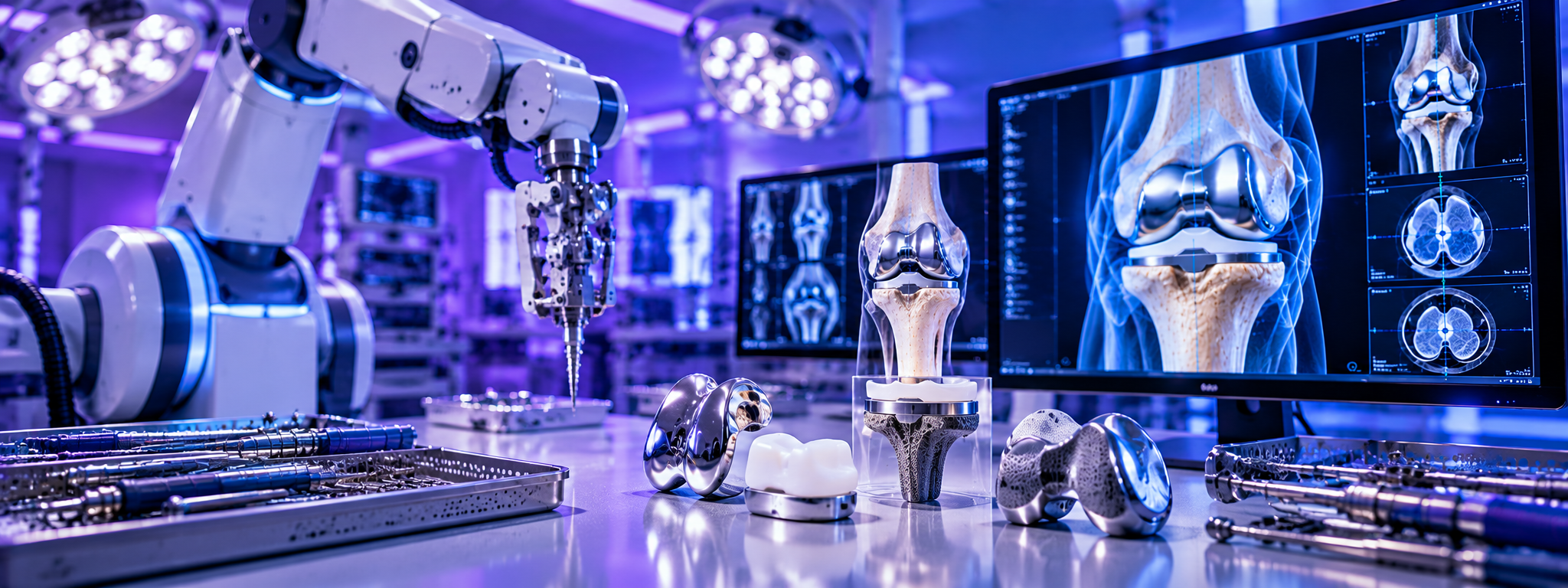 Modern robotic knee replacement technology