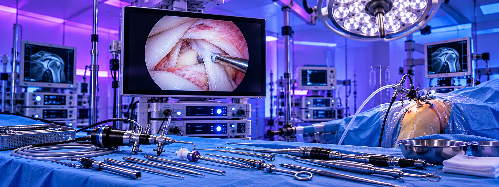 Shoulder arthroscopy technology and instruments